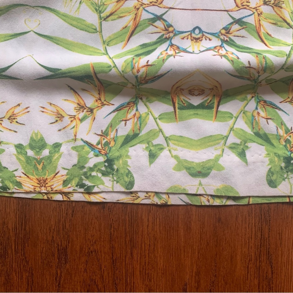 ISO Dalia Collection Mirrored Tropics Flowy Wide Leg Pant - Size 8 - Picture 8 of 11